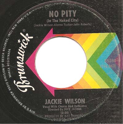 Jackie Wilson - No Pity (In The Naked City) (1965, Vinyl 